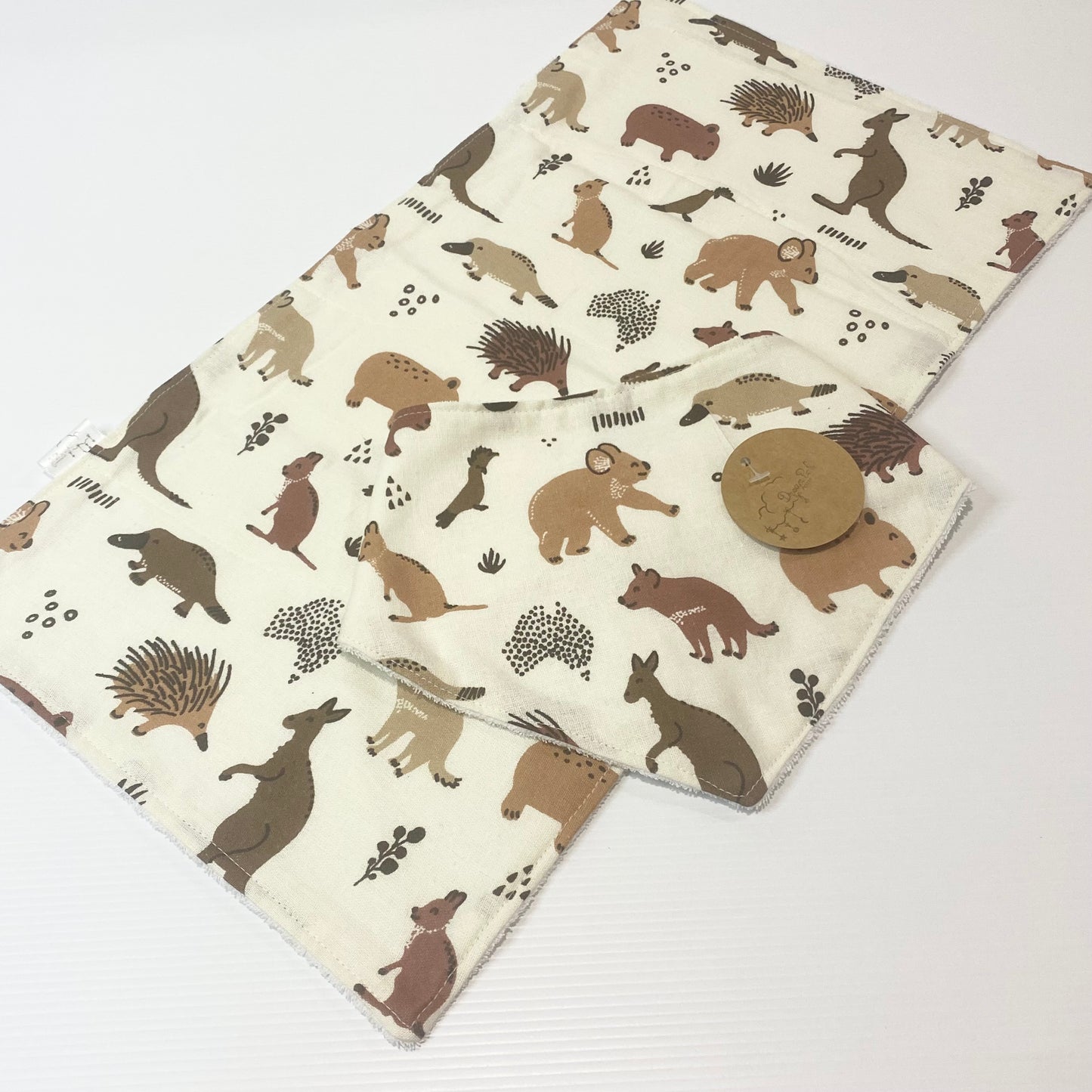 bib burp cloth set baby accessories
