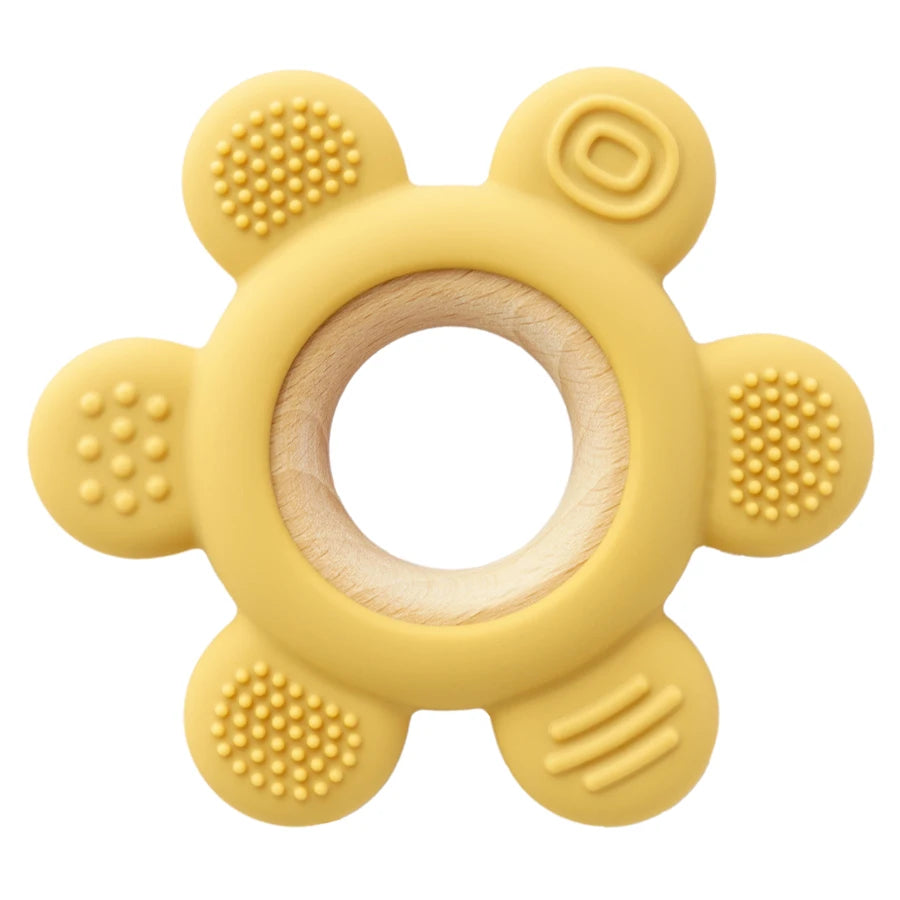 Sun Teether for Baby BPA Free Silicone Children Infant Sensory Chewing Toy