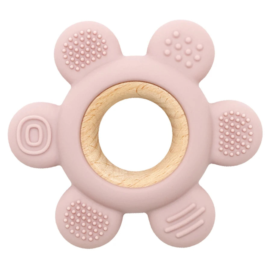 Sun Teether for Baby BPA Free Silicone Children Infant Sensory Chewing Toy