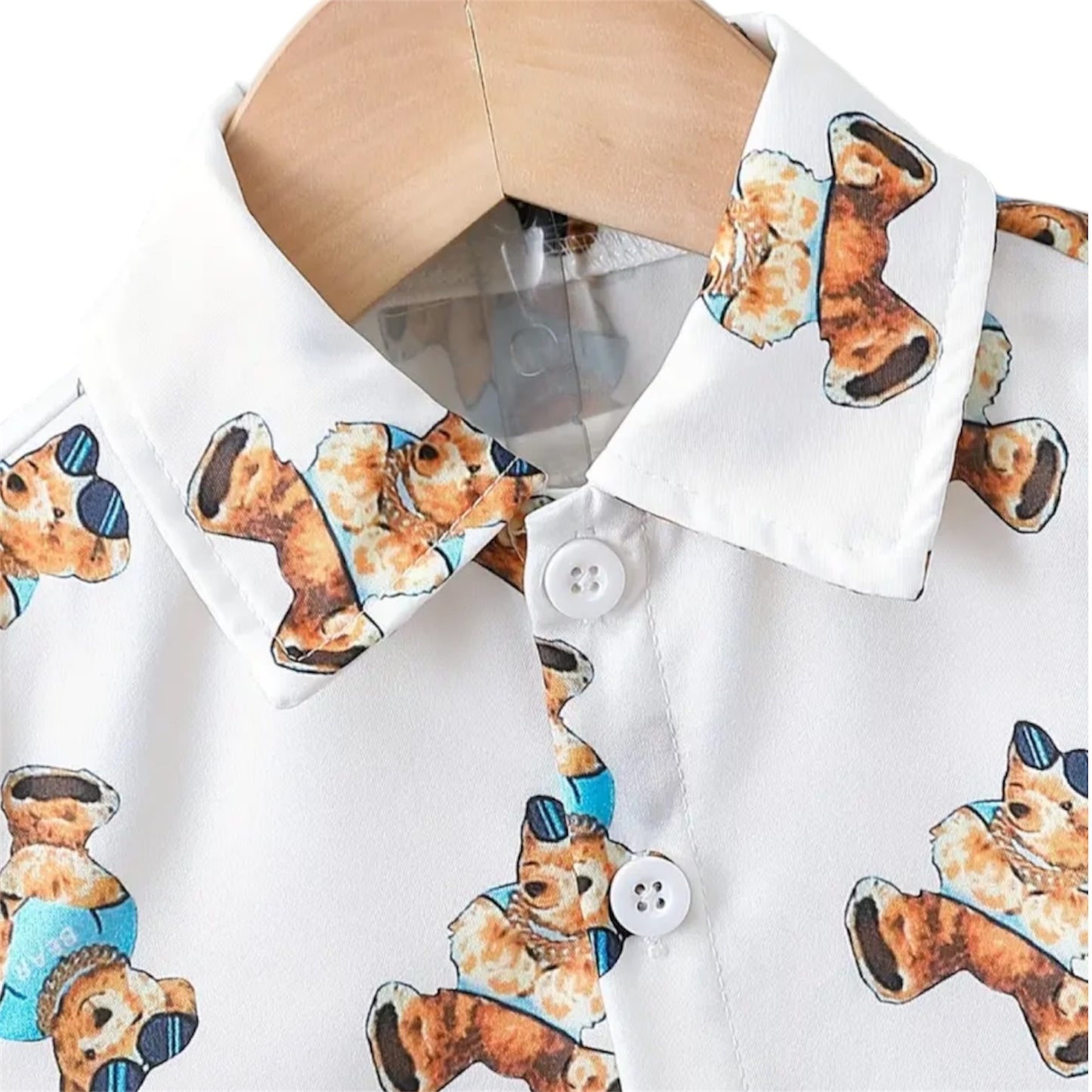 Teddy - Button Up + Shorts