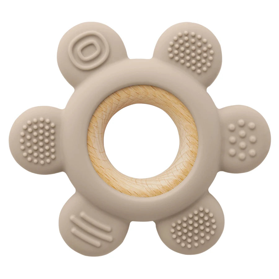 Sun Teether for Baby BPA Free Silicone Children Infant Sensory Chewing Toy