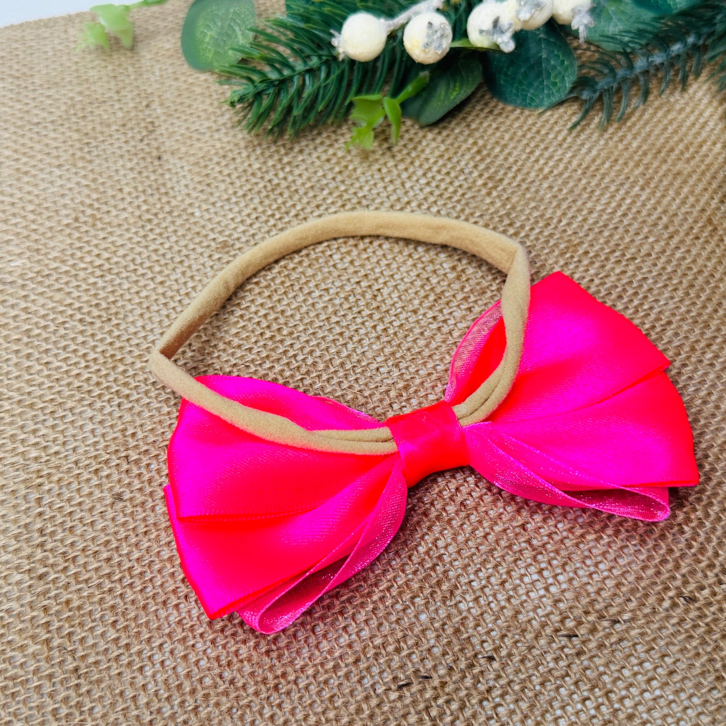 kids hair accessory bow headband
