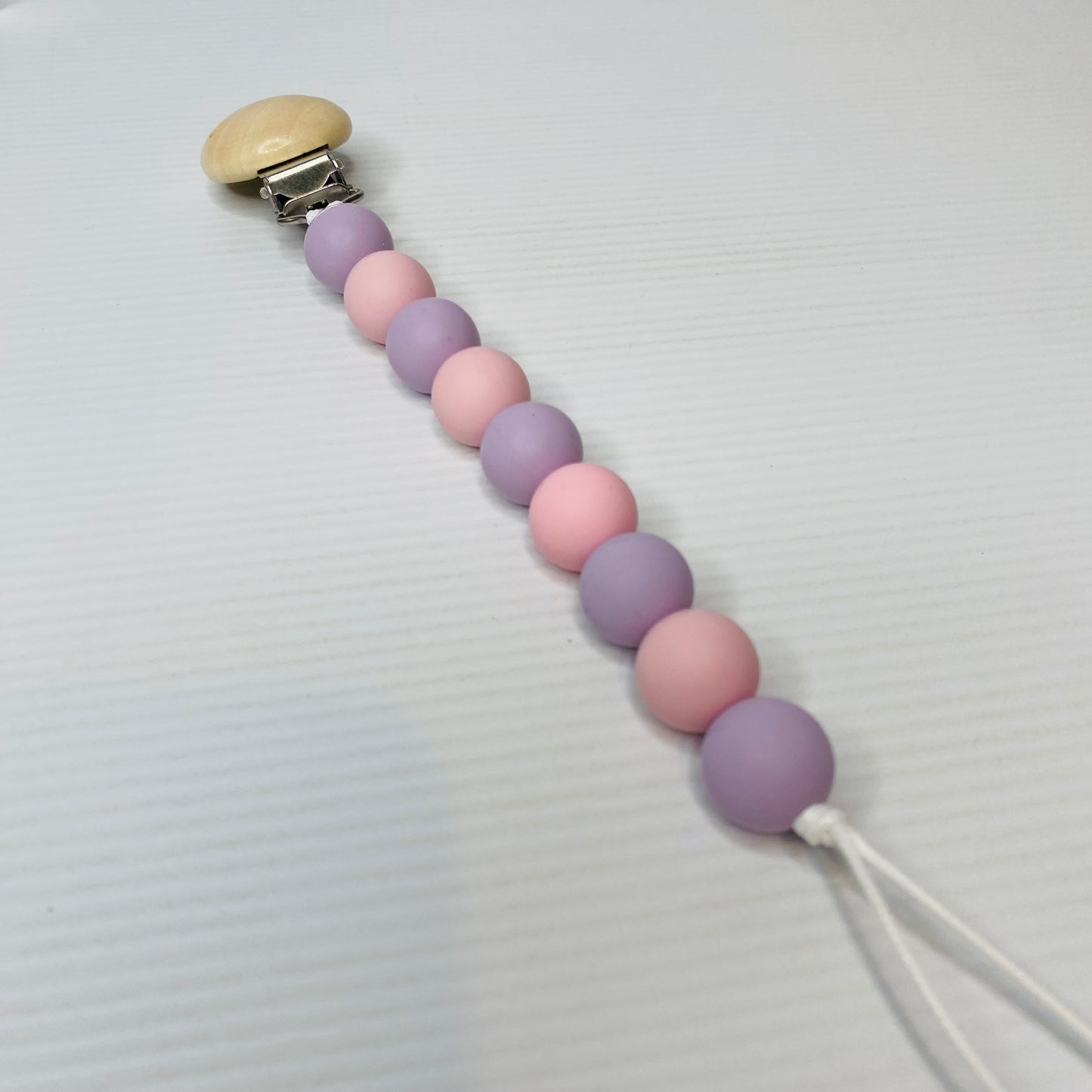 beaded silicone keychain accessory