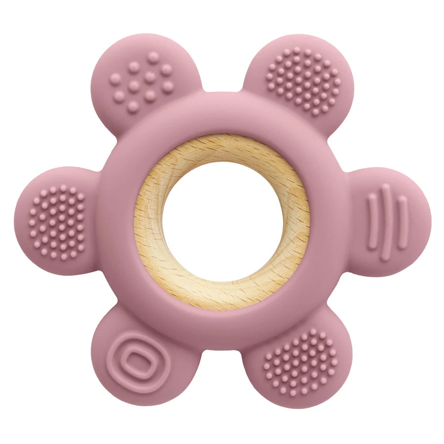 Sun Teether for Baby BPA Free Silicone Children Infant Sensory Chewing Toy