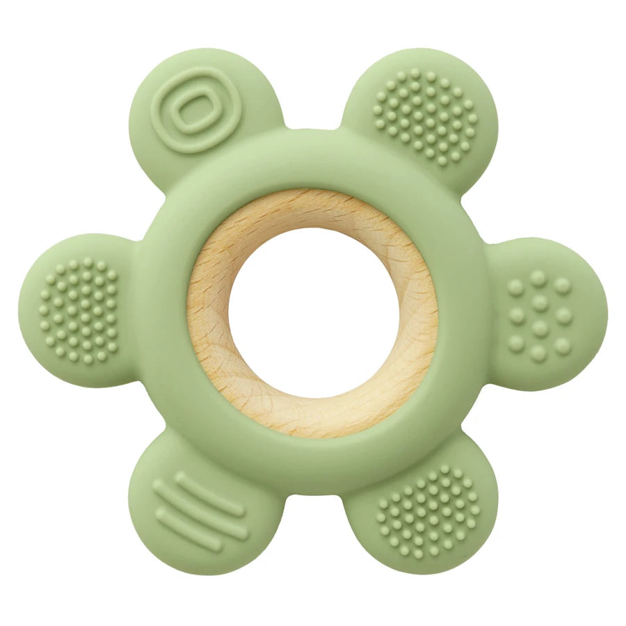 Sun Teether for Baby BPA Free Silicone Children Infant Sensory Chewing Toy