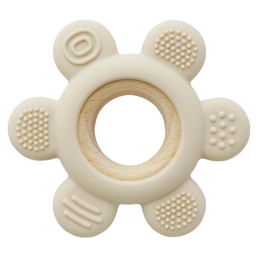 Sun Teether for Baby BPA Free Silicone Children Infant Sensory Chewing Toy