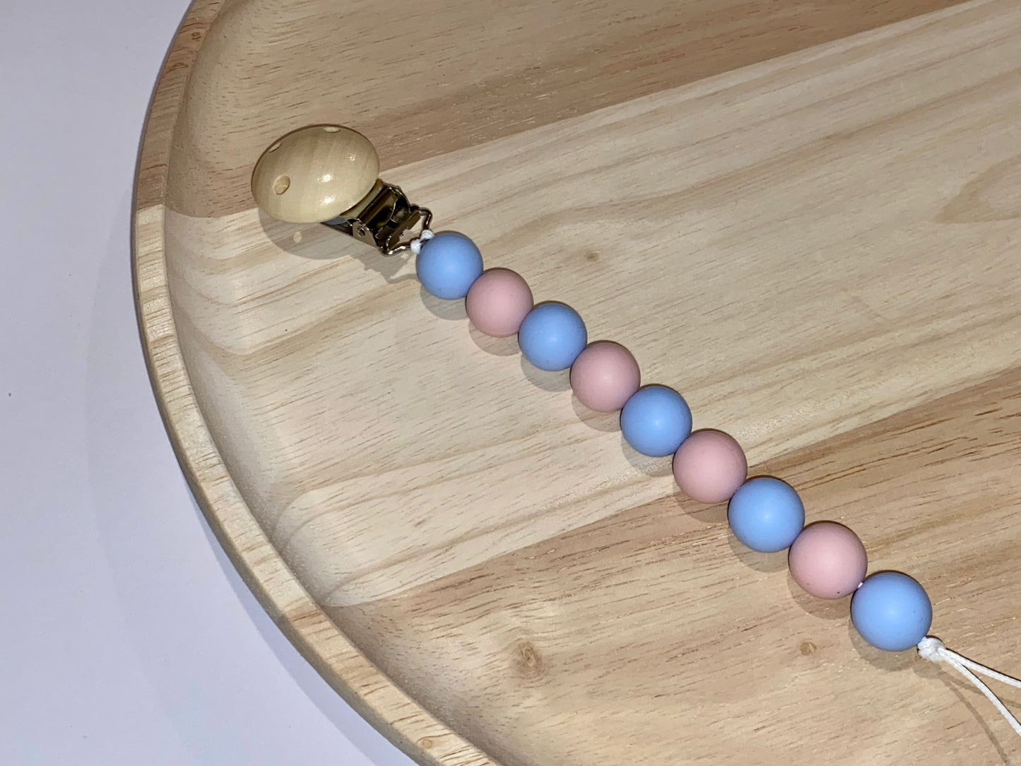 beaded silicone dummy chain baby accessory