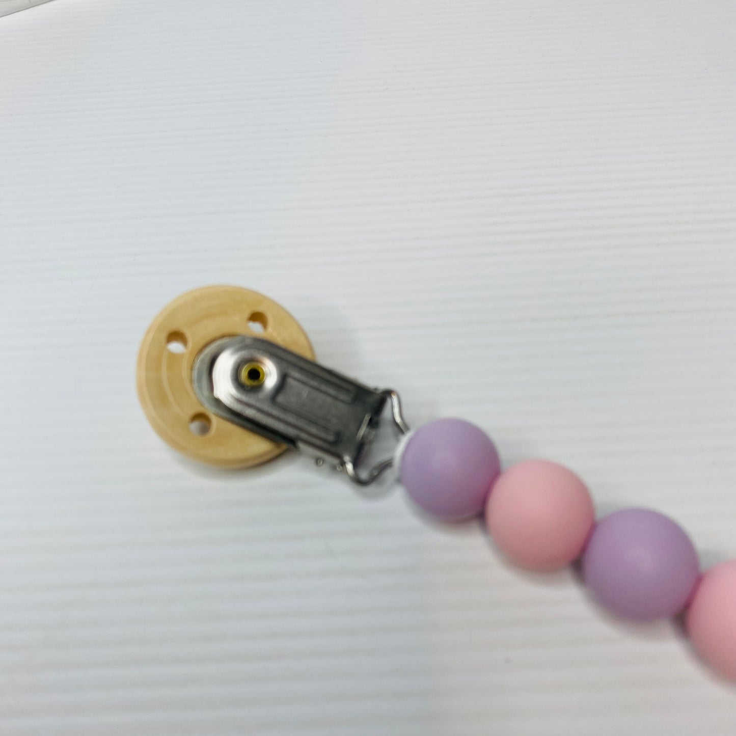 beaded silicone keychain accessory