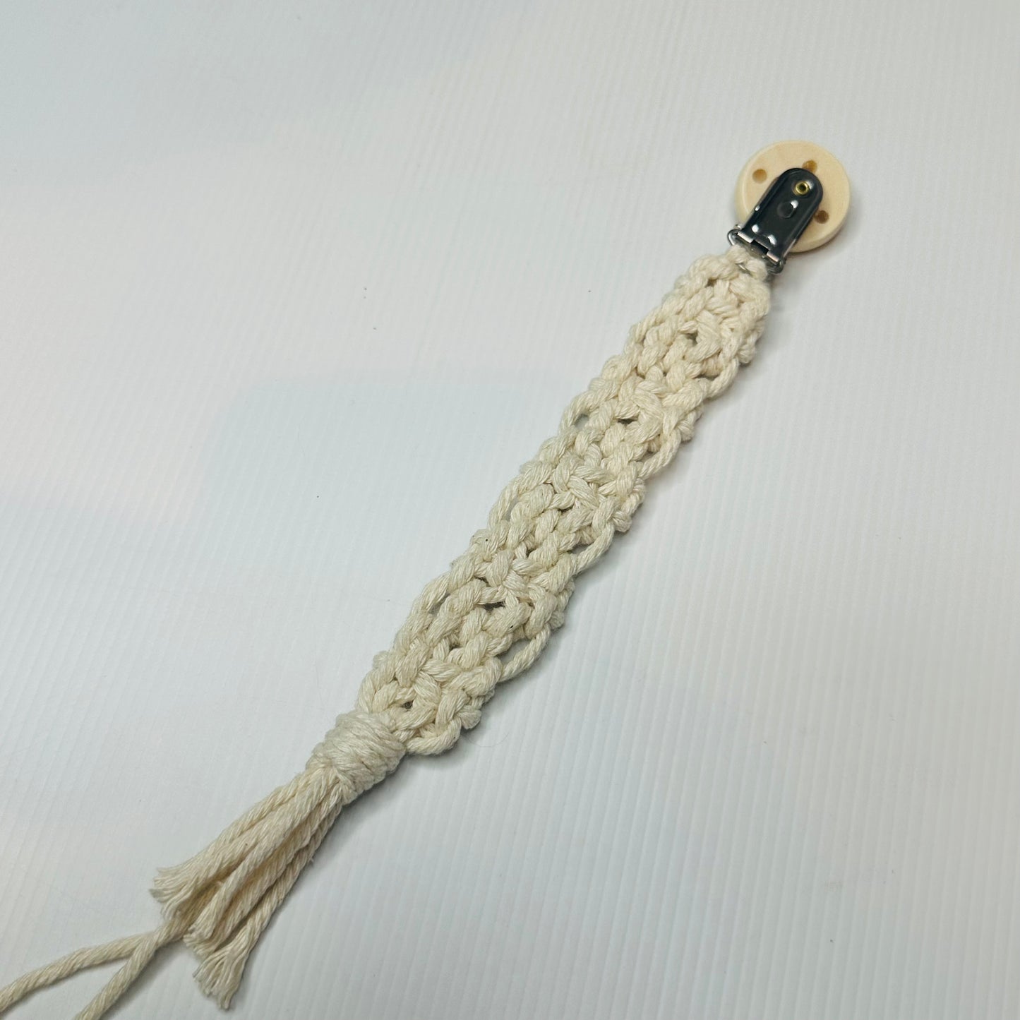 crochet dummy clip baby accessories
