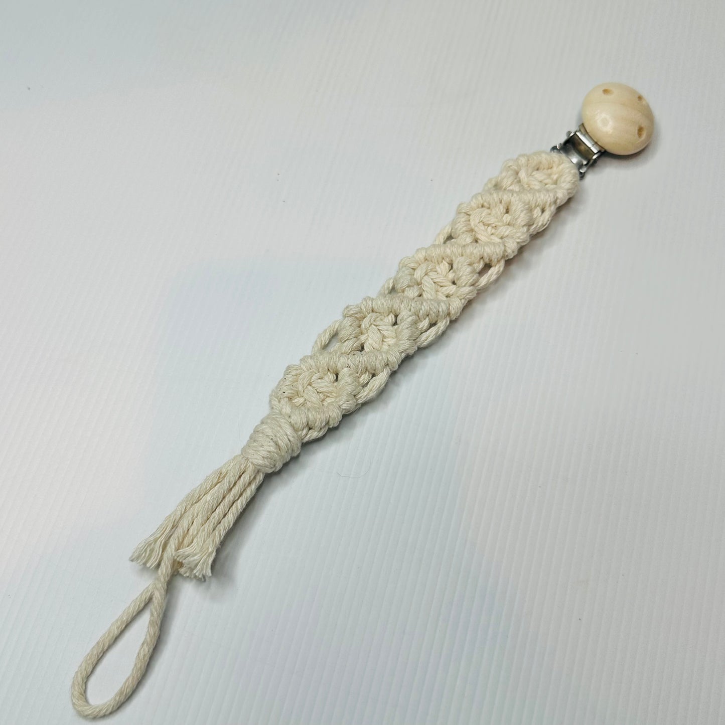 crochet dummy clip baby accessories