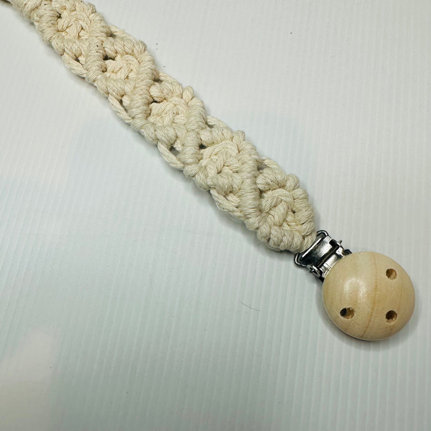 crochet dummy clip baby accessories