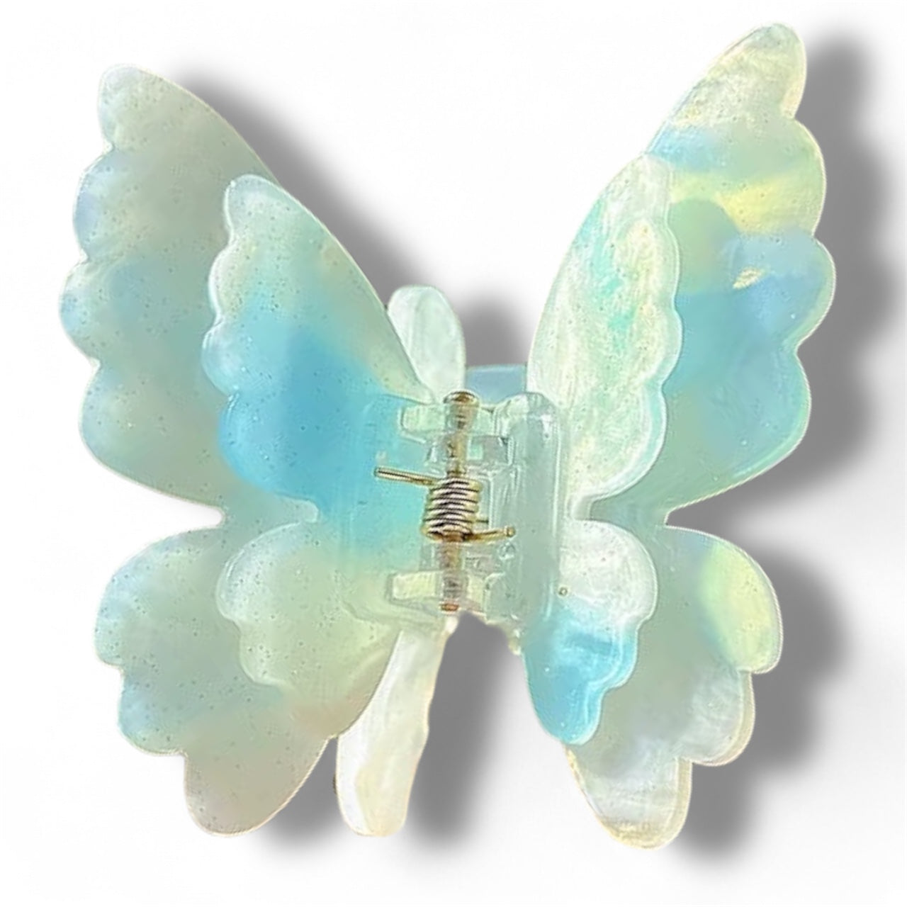 Sweet Colour Changing Butterfly Hair Claw Summer Fairy Hair Clip for Women Girl Clip