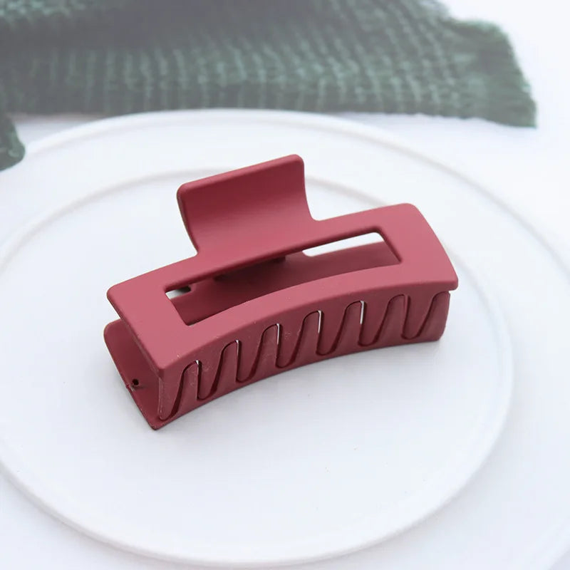 Women'S Hair Claws Hair Clips 8.5Cm/3.35In Large Size Solid Barrette Crab Hair Clips Fashion Hair Accessories