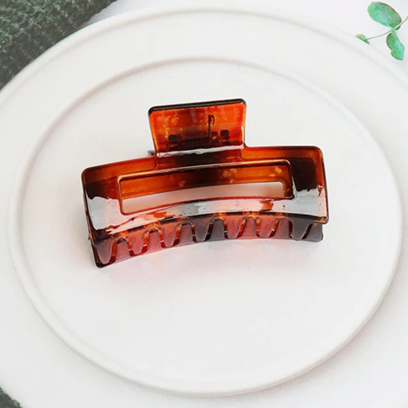 Women'S Hair Claws Hair Clips 8.5Cm/3.35In Large Size Solid Barrette Crab Hair Clips Fashion Hair Accessories