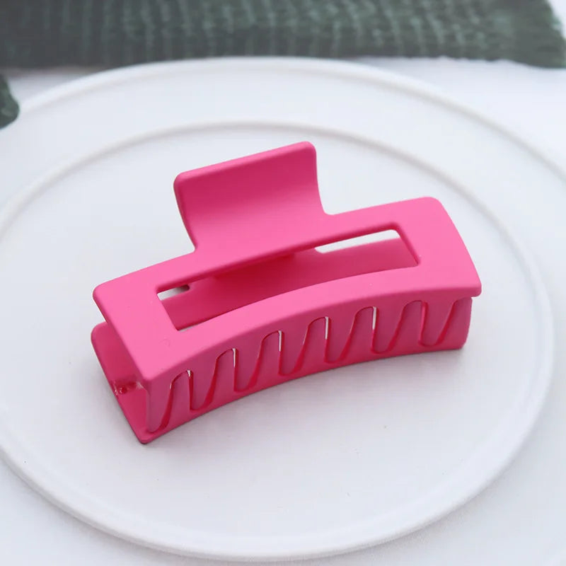 Women'S Hair Claws Hair Clips 8.5Cm/3.35In Large Size Solid Barrette Crab Hair Clips Fashion Hair Accessories