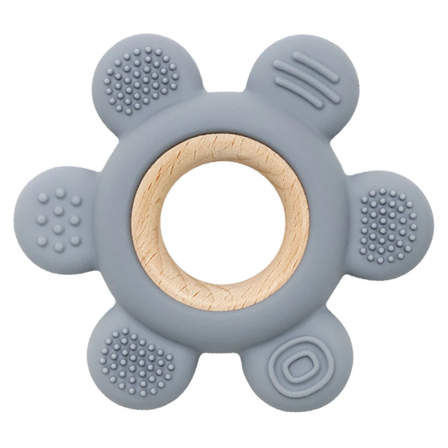 Sun Teether for Baby BPA Free Silicone Children Infant Sensory Chewing Toy