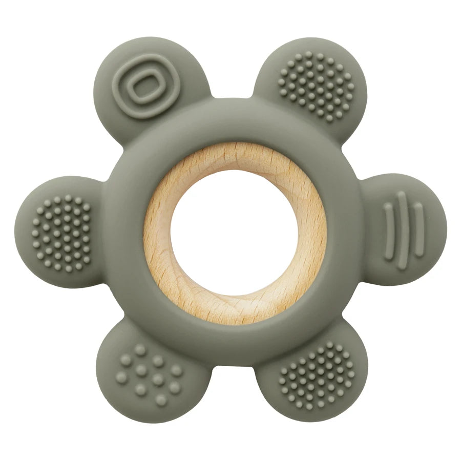 Sun Teether for Baby BPA Free Silicone Children Infant Sensory Chewing Toy