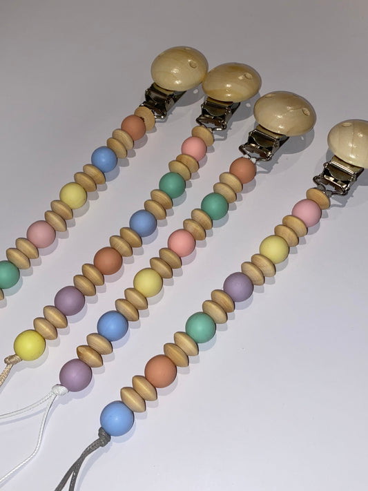 beaded silicone keychain accessory