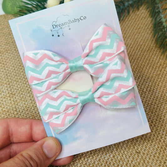 kids hair accessory bow clip set
