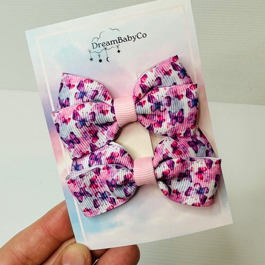kids hair accessory bow clip set