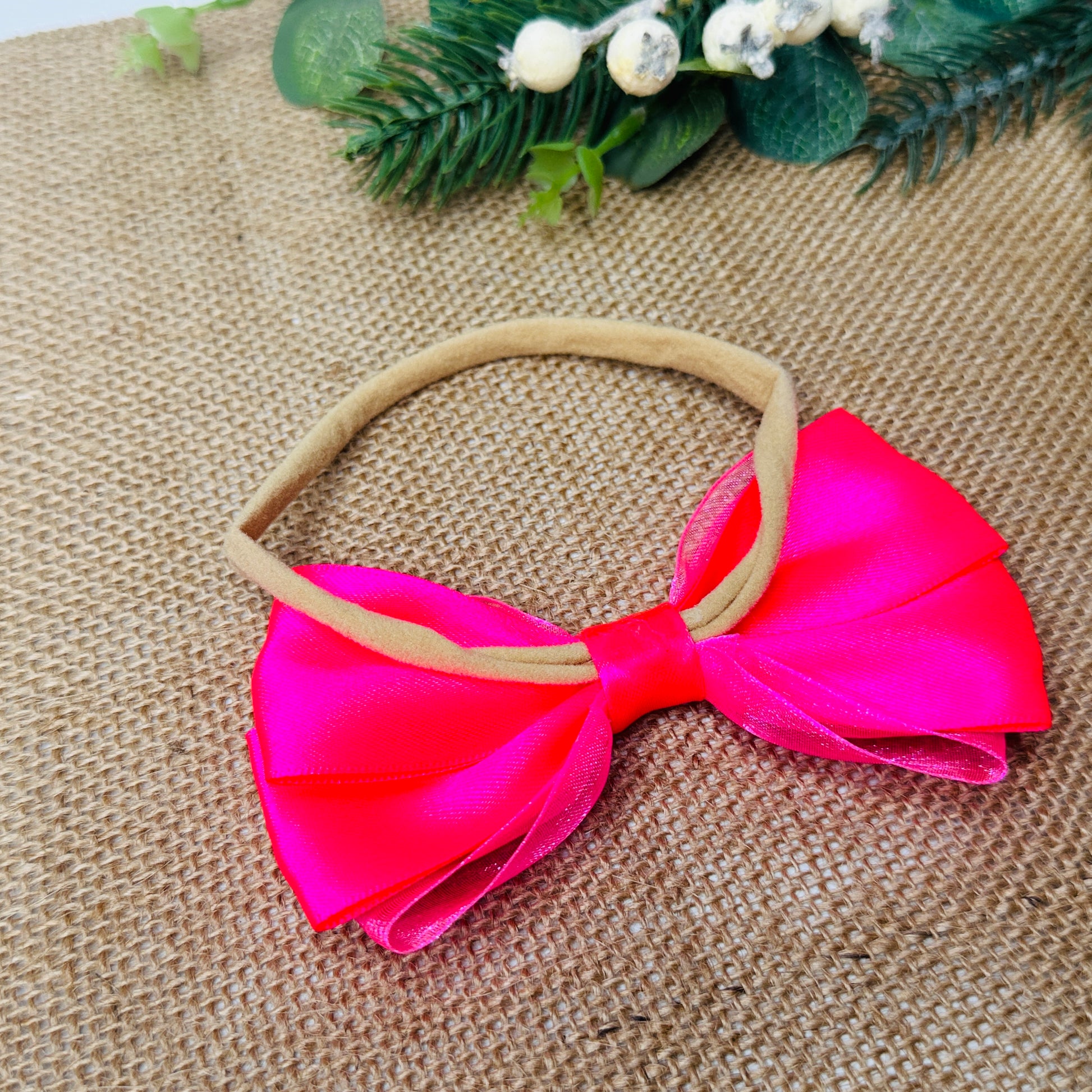 kids hair accessory bow headband
