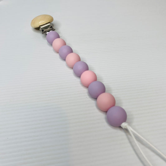 beaded silicone keychain accessory