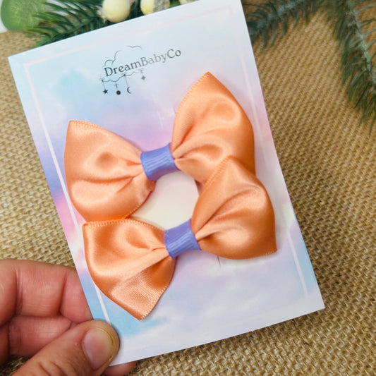 kids hair accessory bow clip set