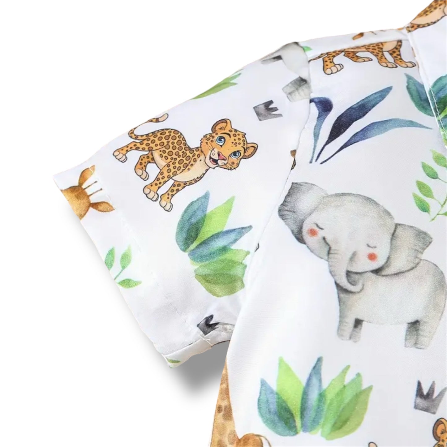 Safari buddies- Button Up + Shorts