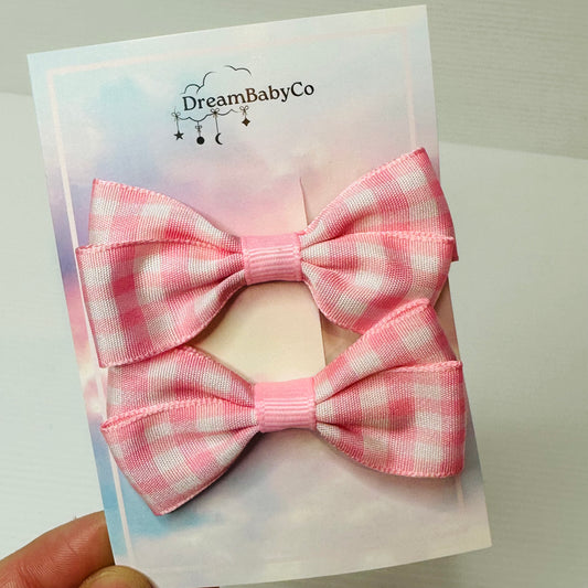kids hair accessory bow clip set