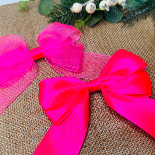 kids hair accessory bow pink