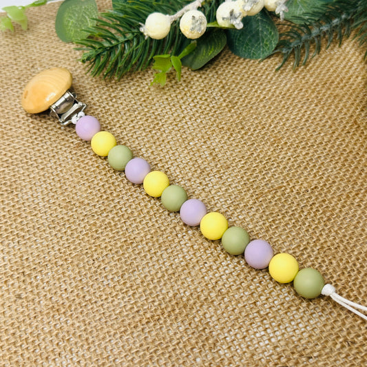 baby dummy chain silicone beaded