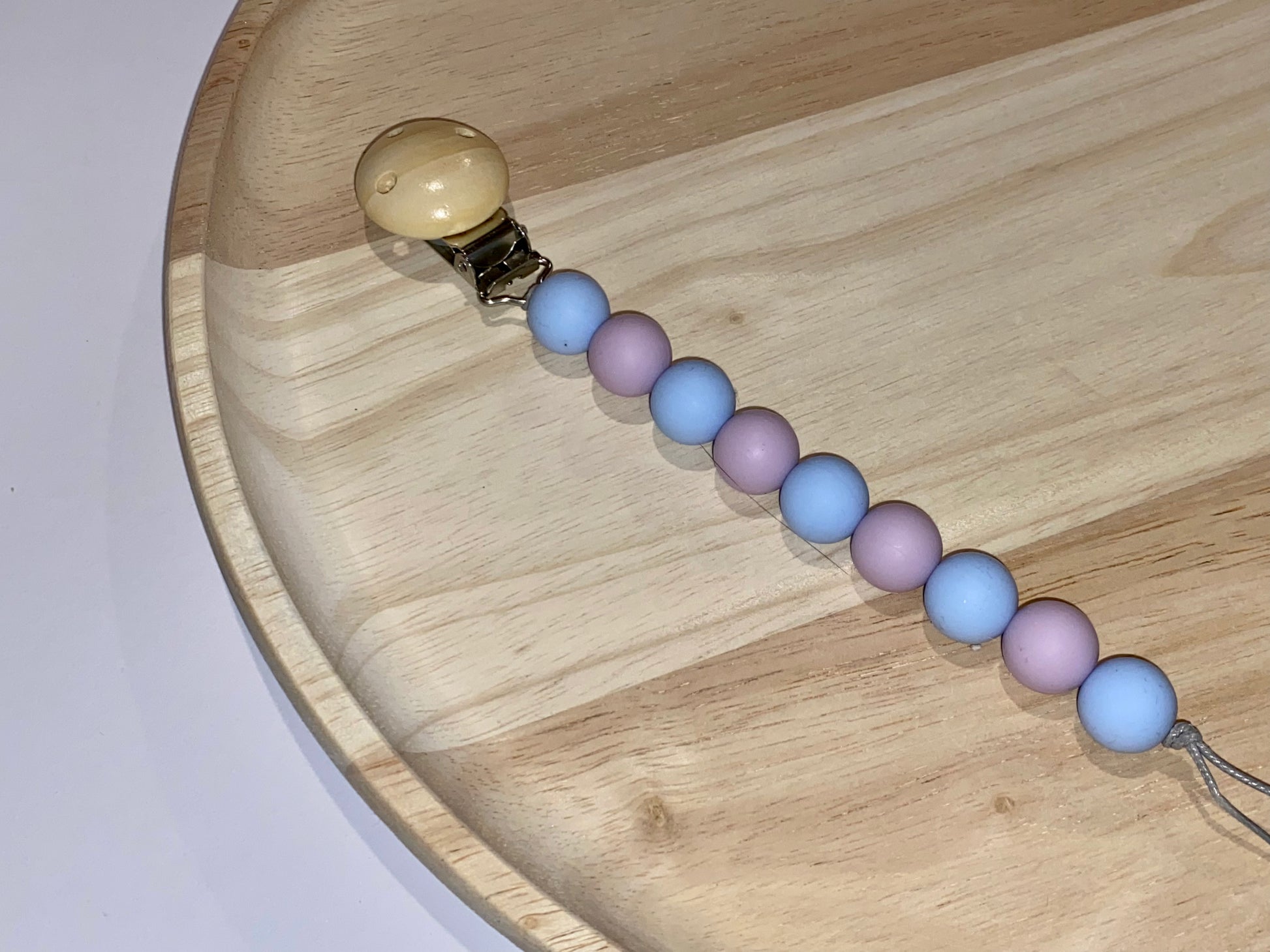 beaded silicone dummy chain baby accessory