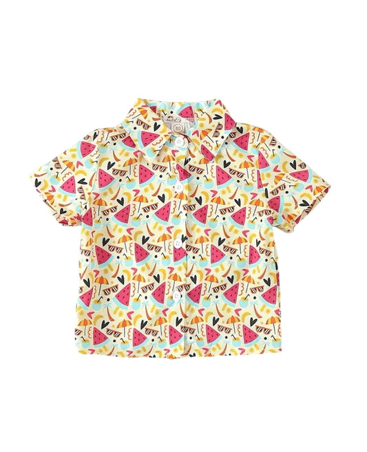 baby clothing boutique patterned shirt