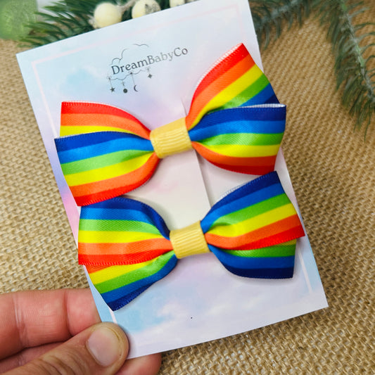 kids hair accessory bow clip set