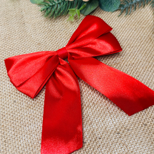 kids hair accessory bow red