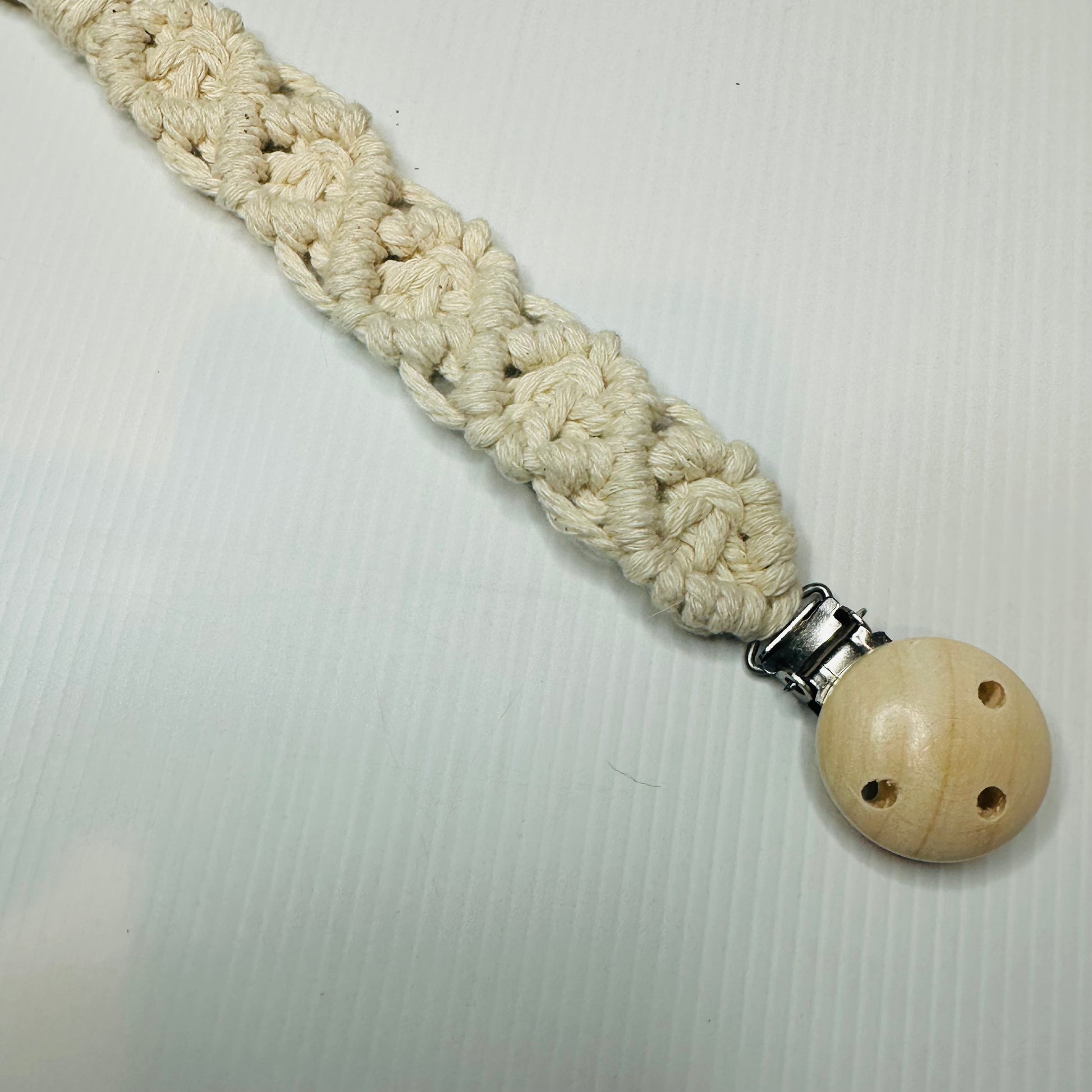 crochet dummy clip baby accessories