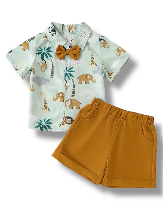 Safari  - Button Up + Shorts