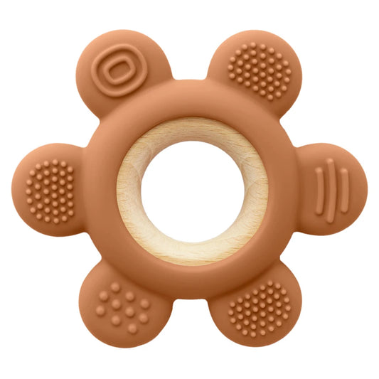 Sun Teether for Baby  BPA Free Silicone Children Infant Sensory Chewing Toy